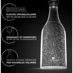 Lichtenwerk Karaffe SodaGiant Glasflasche, Set, Mit Deckel, 2x 0,9 Liter -Haushaltsprodukte 9f5c69af65d2e1319984d24c565b8ccdba67fa38 karaffe lichtenwerk sodagiant glasflasche set