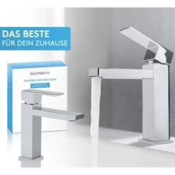 Bächlein Waschtischarmatur Kantig, Chrom, Hochdruck -Haushaltsprodukte 9f66caf4a1251d7a9f23306317fbd8e1a6f4ad15 waschtischarmatur baechlein kantig chrom