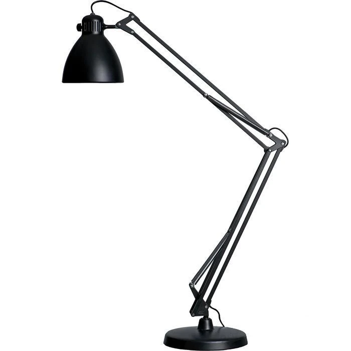 Luxo L-1 Schreibtischlampe Schwarz Standfuß 1 Luxo L-1 Schreibtischlampe Schwarz Standfuß