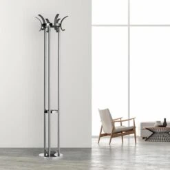 Alco Garderobenständer 2872-11, Mit 12 Haken, Metall, Silber / Schwarz 7 Alco Garderobenständer 2872-11, Mit 12 Haken, Metall, Silber / Schwarz -Haushaltsprodukte a9daa52b79cbfdd608c2445d34e57355fe728cb4 garderobenstaender alco 2872 11