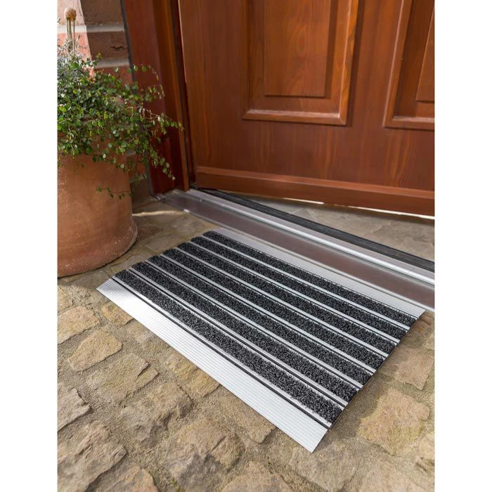 ASTRA Schmutzfangmatte Elegant Mat Rips, 40 X 60cm, Anthrazit 2 ASTRA Schmutzfangmatte Elegant Mat Rips, 40 X 60cm, Anthrazit – Bild 2