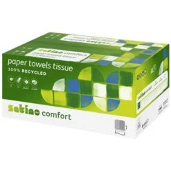 Satino Comfort By Wepa 277280, 25x41 2-lagig Lagenfalz Grau -Haushaltsprodukte aaa037c27d77cab680bcc72a54aacd80cbe38fbc papierhandtuecher satino comfort 277280 grau
