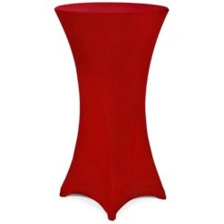 Deuba Tischhusse Dehnbar, Bordeaux, Für Stehtische, Ø 60 Cm