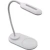 Denver Schreibtischlampe LQI-55 LED, Standfuß, QI-Ladegerät