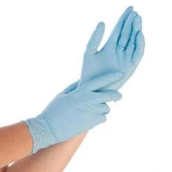 Franz-Mensch Einmalhandschuhe Allfood Safe, 26114, Nitril, Puderfrei, Blau, 250 Stück, Größe L -Haushaltsprodukte b29fa1b8f66958e4b812560ff501e70eb85b5cfa einmalhandschuhe franz mensch allfood safe 26114