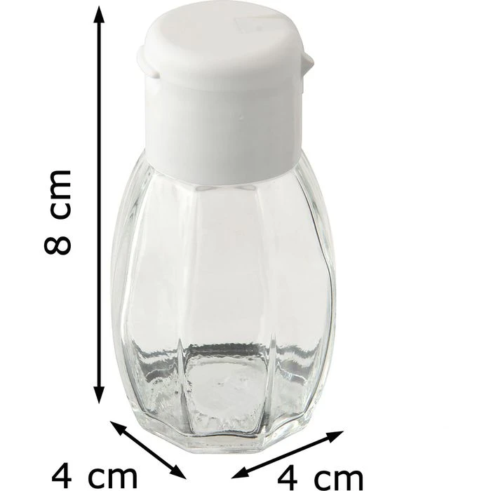 Fackelmann Salz-und-Pfefferstreuer Jade 47250, Aus Glas Mit Stiftkappe 2 Fackelmann Salz-und-Pfefferstreuer Jade 47250, Aus Glas Mit Stiftkappe – Bild 2