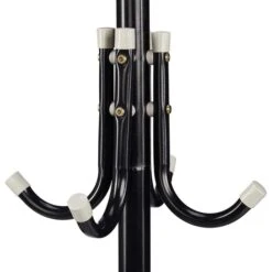 Relaxdays Garderobenständer 10035789, Mit 12 Haken, Metall, Schwarz -Haushaltsprodukte b49fecb9eebb413530f0bec92e5dc8ab5e4e790b garderobenstaender relaxdays 10035789