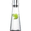 Emsa Karaffe Flow Slim Carafe 515675, Mit Deckel, 1 Liter