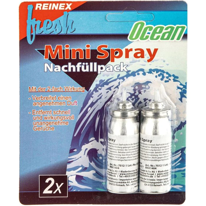 Reinex, Raumduft 2 X 10 Ml, Nachfüller, Ocean 1 Reinex, Raumduft 2 X 10 Ml, Nachfüller, Ocean