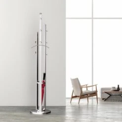 Kerkmann Garderobenständer Solitaire, 6069, Mit 8 Haken, Metall, Alusilber -Haushaltsprodukte b9ca5de37d8da7076280e79ba3ed2be466a6254a garderobenstaender kerkmann solitaire 6069