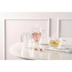 Leonardo Kaffeegläser Duo Tasse 053063, Doppelwandig, Mit Henkel, 400ml, 4 Stück -Haushaltsprodukte ba5bac440de584d23314a774ec0644a38e3d91c2 kaffeeglaeser leonardo duo tasse 053063