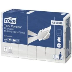 Tork Papierhandtücher Xpress Advanced, 129089, H2, 2-lagig, Interfold-Falz, 21,3 X 25,5cm, 4200 Stück -Haushaltsprodukte ba99c2c7317a9b2035867c80cba11e0f95a4322c papierhandtuecher tork xpress advanced 129089 h2