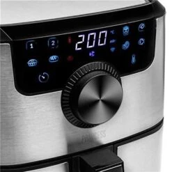 Princess Fritteuse Smart 182037 Heißluftfritteuse, 1500 W, App-Steuerung, Edelstahl, Ohne Öl, 4,5 L -Haushaltsprodukte bae4e841376f88f7e6768386ba1784e4685922be fritteuse princess smart 182037 heissluftfritteuse