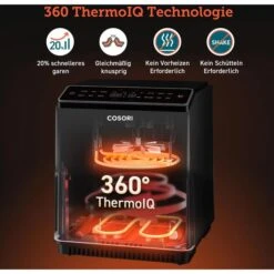 Cosori Fritteuse Dual Blaze XXL, CAF-P583S-KEUR, 1700 W, Heißluftfritteuse, Mit App, Für 6,4 Liter -Haushaltsprodukte bd6310da49186e2ea2480d87d28750267ee58e2a fritteuse cosori dual blaze xxl caf p583s keur