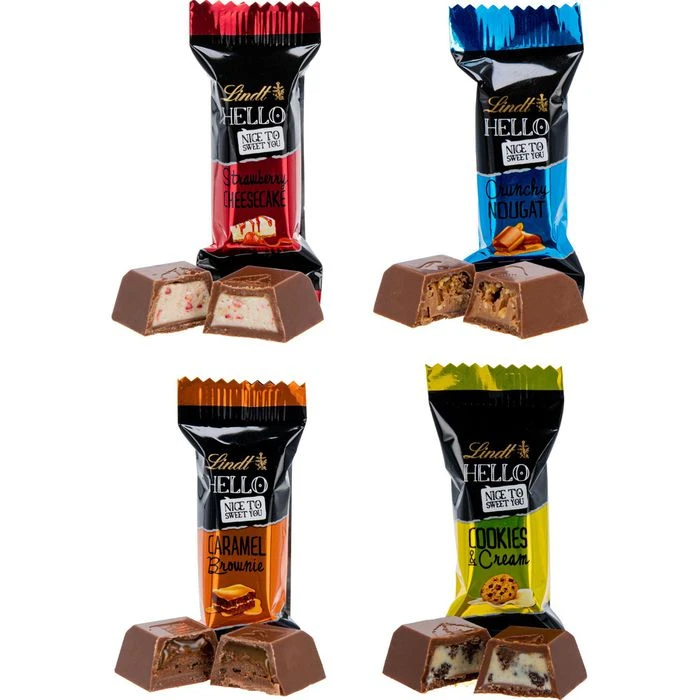 Lindt Minischokolade HELLO XXL Mini Stick, Mix, Mini-Riegel, 85 Stück, 900g 2 Lindt Minischokolade HELLO XXL Mini Stick, Mix, Mini-Riegel, 85 Stück, 900g – Bild 2