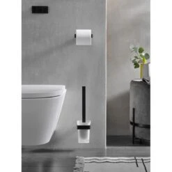 Emco Toilettenpapierspender Loft, 050013301, Aluminium, Für 1 Kleinrolle, Mattschwarz -Haushaltsprodukte be81bc430b1aee93e5e09cd523acfc5e189ce670 toilettenpapierspender emco loft 050013301