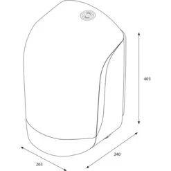 Katrin Handtuchspender Inclusive Centerfeed M, 92124, Kunststoff, Für Rollenhandtücher, Schwarz -Haushaltsprodukte c4c6d88d1656d9c54d249912b5006b0feaae801a handtuchspender katrin inclusive centerfeed m
