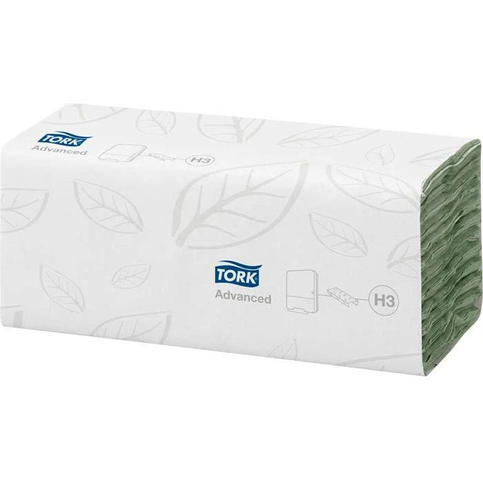 Tork Papierhandtücher Advanced, 290289, H3, Grün, 2-lagig, Lagen-Falz, 25 X 41,4 Cm, 1920 Stück 3 Tork Papierhandtücher Advanced, 290289, H3, Grün, 2-lagig, Lagen-Falz, 25 X 41,4 Cm, 1920 Stück – Bild 3