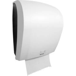 Katrin Handtuchspender Systemrollenspender XL, 40735, Kunststoff, Für Rollenhandtücher, Weiß -Haushaltsprodukte c60b5f05b5d5a29192a6551c3c75ea7f5868bdcd handtuchspender katrin systemrollenspender xl