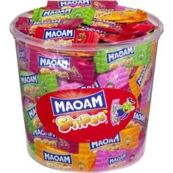 Maoam Kaubonbons Stripes, Mit Frucht- Und Colageschmack, 1050g