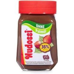 Brotaufstrich Nudossi Haselnuss-Nougat-Creme, Ohne Palmöl, 300g