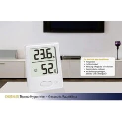 TFA Thermo-Hygrometer 30.5041.02 Innen, Digital, Weiß -Haushaltsprodukte c84bc016e4b5dad7b3377d68ed54251612390413 thermo hygrometer tfa 30.5041.02 innen