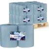 Robbyrob Putztuchrolle Blau Palette, 2-lagig, Recycling, 33x36cm, 500 Blatt, 60 Rollen