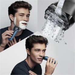 Braun Elektrorasierer Series 3 310BT Shave & Style, Für Herren, Wet & Dry, Mit Trimmer, Schwarz/blau -Haushaltsprodukte cac39d1f3672c783849953d2cfb14f512d2cc7ac elektrorasierer braun series 3 310bt shave und style
