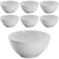 Maxwell & Williams Maxwell&Williams Müslischale Cashmere BC215, Porzellan, Weiß, 15,5cm, Set, 6 Stück