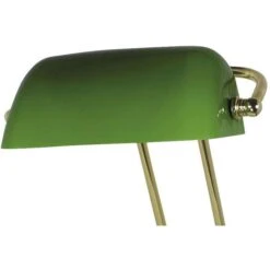 SEA-CLUB Schreibtischlampe 1292G Bankerlampe, Messing Poliert, Grün, Mit Standfuß -Haushaltsprodukte cd8d4dbb19a669abb27b50488f7a845a5a1245dd schreibtischlampe sea club 1292g bankerlampe