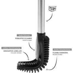 Bremermann WC-Bürste WC-Garnitur Barbena, Schwarz, Bürstenhalter Aus Edelstahl, Zur Wandmontage -Haushaltsprodukte cf660499bbfffa7fdab3b60bac306231d83c8daa wc buerste bremermann wc garnitur barbena schwarz