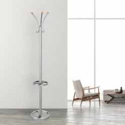 Kerkmann Garderobenständer Nina, 6095, Mit 6 Haken, Metall, Silber 9 Kerkmann Garderobenständer Nina, 6095, Mit 6 Haken, Metall, Silber -Haushaltsprodukte d1634b8994730f29ce6bbec0245e76976cc51ade garderobenstaender kerkmann nina 6095