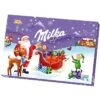Milka Adventskalender Gefüllte Vollmilchschokoladen-Figuren, 200g