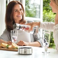 Emsa Karaffe Flow Slim 514233, Mit Kühlstation Und Deckel, 1 Liter -Haushaltsprodukte d4530278d275c31d0ec0c89a55b7f8ff60d38ecc karaffe emsa flow slim 514233