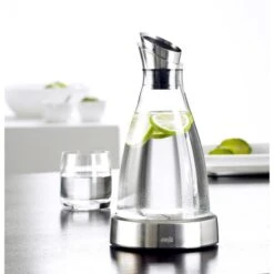 Emsa Karaffe Flow 505219, Mit Kühlstation Und Deckel, 1 Liter -Haushaltsprodukte d4e3b222719cecf7d0ecd2095c070457c825ca5e karaffe emsa flow 505219