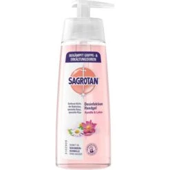 Sagrotan Kamille & Lotus, Desinfektion Handgel, 200ml, Händedesinfektionsgel, Desinfektionsmittel