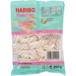 Haribo Schaumzucker Chamallows Twirlies, 200g -Haushaltsprodukte d7541576cfe5177a616566b70fae554c1469757d schaumzucker haribo chamallows twirlies