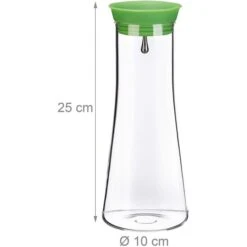 Relaxdays Karaffe 10023434 Zylindrisch, Mit Deckel, 1 Liter -Haushaltsprodukte d758cb10eac210910f852ba0fda142c603c33797 karaffe relaxdays 10023434 zylindrisch