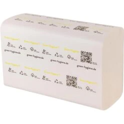 GreenHygiene Papierhandtücher Ingeborg, 2-lagig, Interfold-Falz, 24 X 21 Cm, Weiß, 3000 Stück -Haushaltsprodukte d7cae4e8e48500eda49e5ab657f9f5d9b0a78928 papierhandtuecher greenhygiene ingeborg 2 lagig