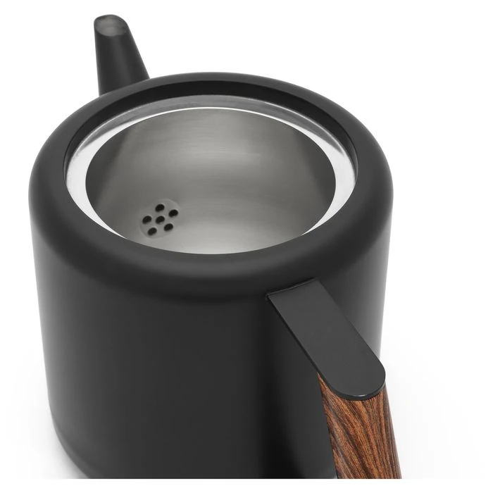 Bredemeijer Tee-Kanne Boston, Edelstahl, Doppelwandig, Schwarz Matt, 1,1 L 3 Bredemeijer Tee-Kanne Boston, Edelstahl, Doppelwandig, Schwarz Matt, 1,1 L – Bild 3