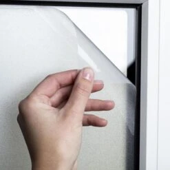 Hinrichs Fensterfolie 163, Milchglasoptik, Selbsthaftend, 90cm X 2m -Haushaltsprodukte d9e4b9d08e919b76866c1f620af1eb34a6d58541 fensterfolie hinrichs 163 milchglasoptik