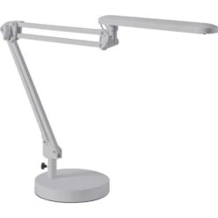 Alco Schreibtischlampe 963 LED, Silber, Mit Standfuß -Haushaltsprodukte dca4e4e5e77e8eac57eb77e243668344784bd172 schreibtischlampe alco 963 led