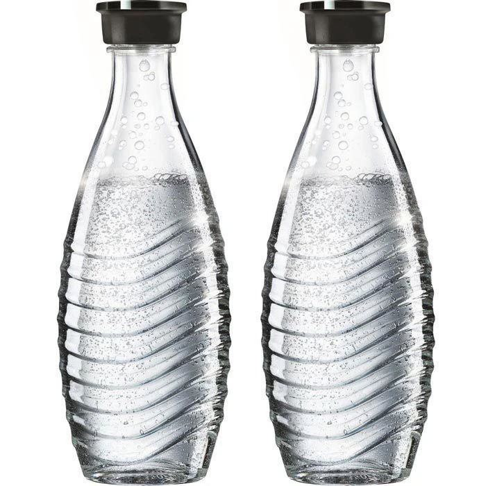 Sodastream Karaffe Glaskaraffe, Duopack, Mit Deckel, 2x 0,6 Liter 1 Sodastream Karaffe Glaskaraffe, Duopack, Mit Deckel, 2x 0,6 Liter