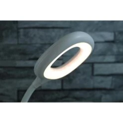 Unilux Schreibtischlampe Galy 1800 LED, Dimmbar, Weiß, Mit Integriertem Akku, Standfuß -Haushaltsprodukte e2141a106ab39b231cb9541dfe6b4044a0d49f8e schreibtischlampe unilux galy 1800 led