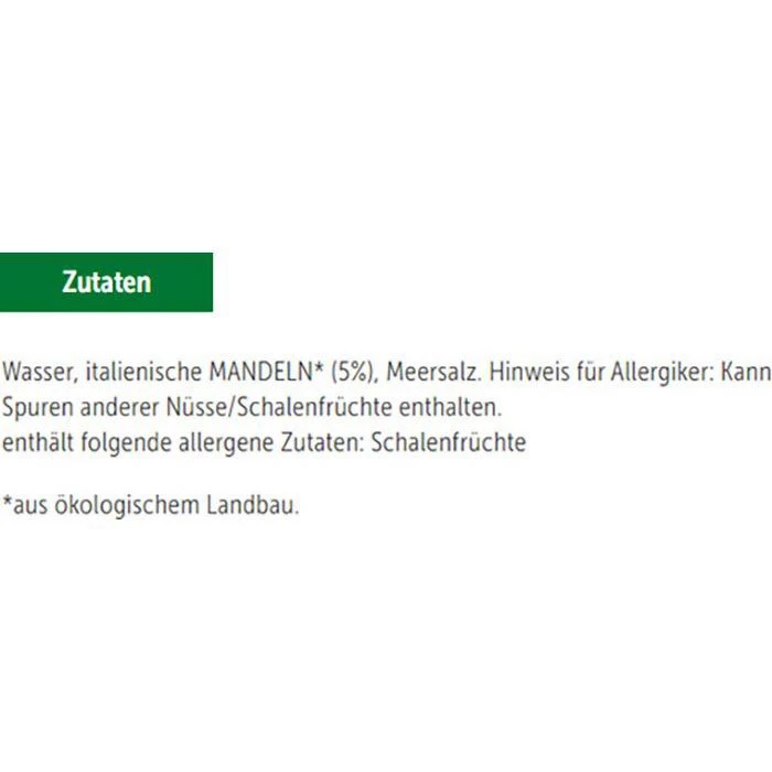 Allos Mandeldrink Naturell, BIO, Je 1 Liter, 6 Stück 3 Allos Mandeldrink Naturell, BIO, Je 1 Liter, 6 Stück – Bild 3