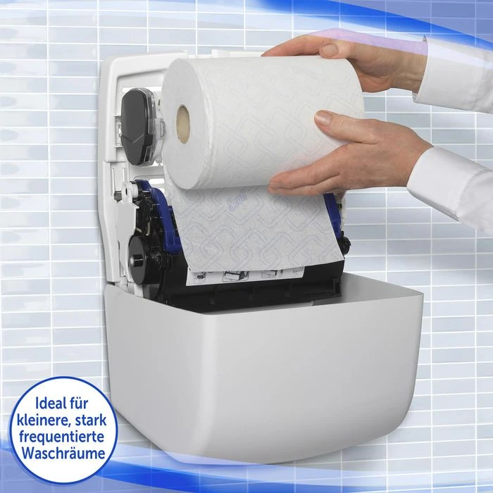 Kimberly Clark Kimberly-Clark Handtuchspender Aquarius Slimroll, 7955, Kunststoff, Für Rollenhandtücher, Weiß 6 Kimberly Clark Kimberly-Clark Handtuchspender Aquarius Slimroll, 7955, Kunststoff, Für Rollenhandtücher, Weiß – Bild 6