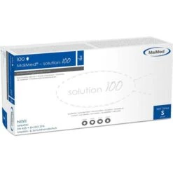 MaiMed Einmalhandschuhe Solution Nitril, Puderfrei, Blau, 100 Stück, Gr. L -Haushaltsprodukte e35b75377d00824517704e10abe1d945dc83302e einmalhandschuhe maimed solution nitril puderfrei