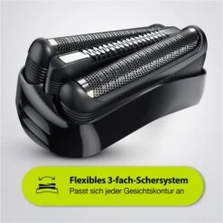 Braun Elektrorasierer Series 3 310BT Shave & Style, Für Herren, Wet & Dry, Mit Trimmer, Schwarz/blau -Haushaltsprodukte e4179e02b41f4412cee57b98e929790b94aa3121 elektrorasierer braun series 3 310bt shave und style