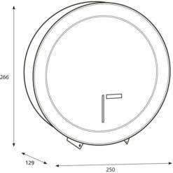 Katrin Toilettenpapierspender Gigant-Box S, 989660, Edelstahl, Für Jumbo Rollen, Silber -Haushaltsprodukte e8c74d5872083261194da90b00bcdbaafd7a0046 toilettenpapierspender katrin gigant box s 989660