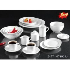 Ritzenhoff&Breker Müslischale Snap Bianco, Porzellan, Weiß, Servierschale, 18cm, Set, 4 Stück -Haushaltsprodukte ea01cb26b685c498984c3881595e4dd1053a7f2a mueslischale ritzenhoffundbreker snap bianco